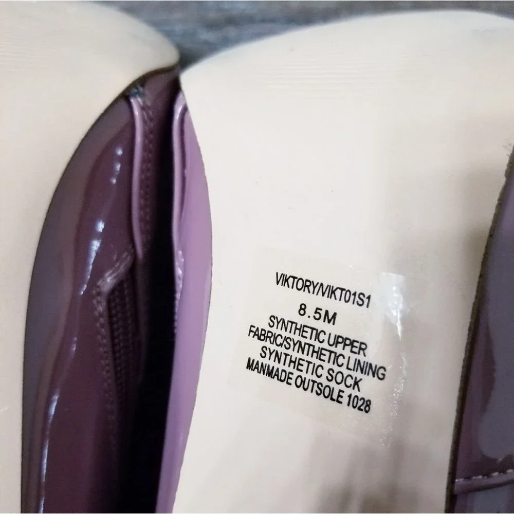 Steve Madden Viktory over the knee Boot in mauve patent leather